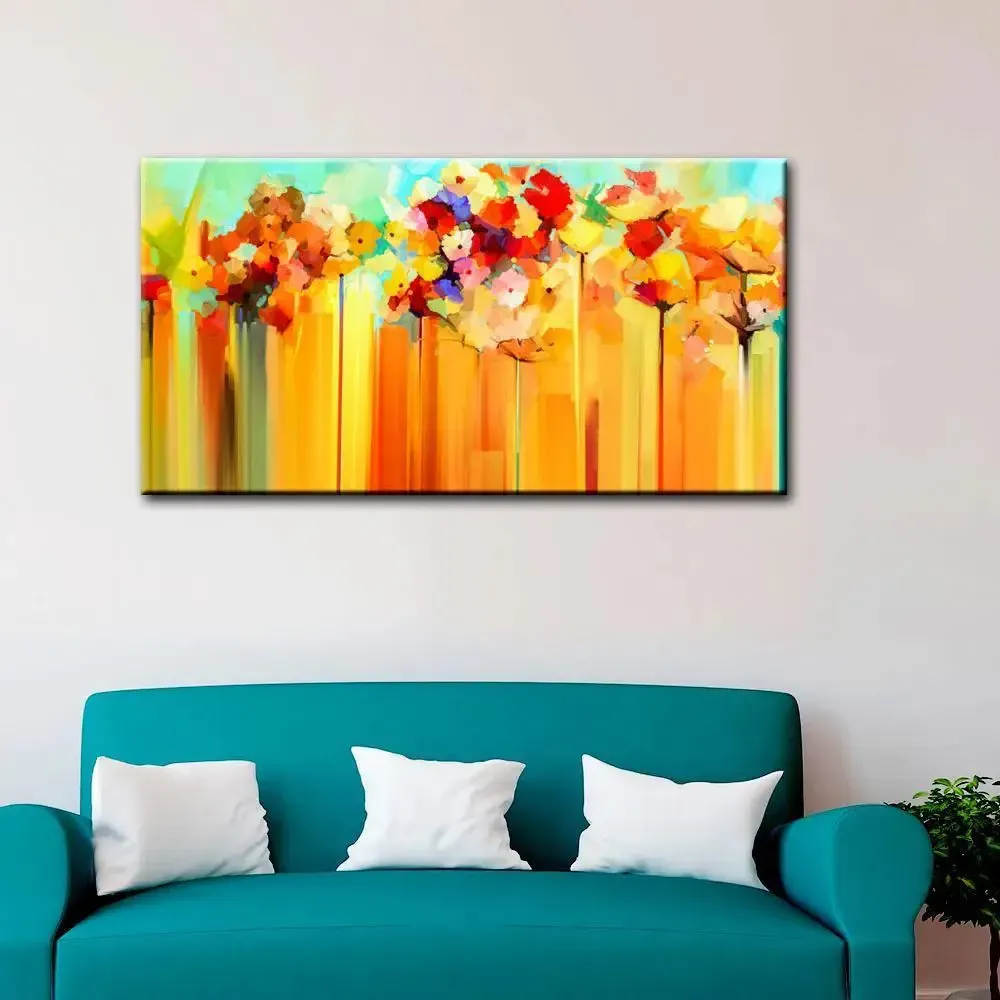 Floral Abstract Elegance for Your Walls: A WallMantra Editorial