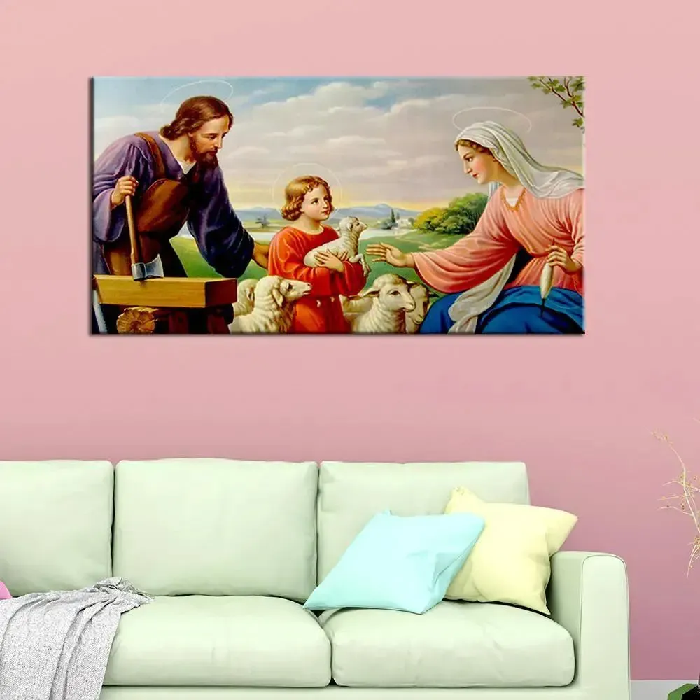 Jesus The Savior Spiritual Big Size Canvas Wall Painting