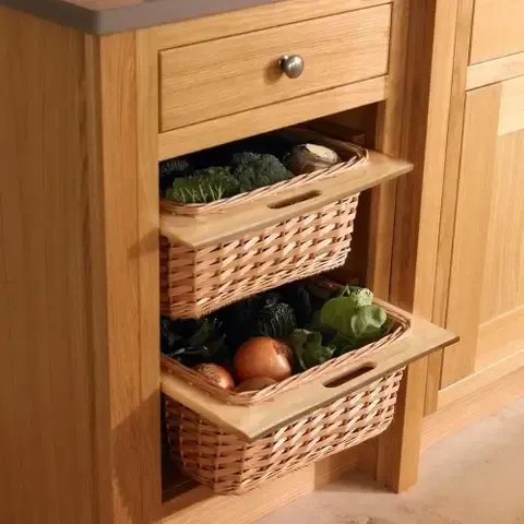 Wicker Basket Pull-Out
